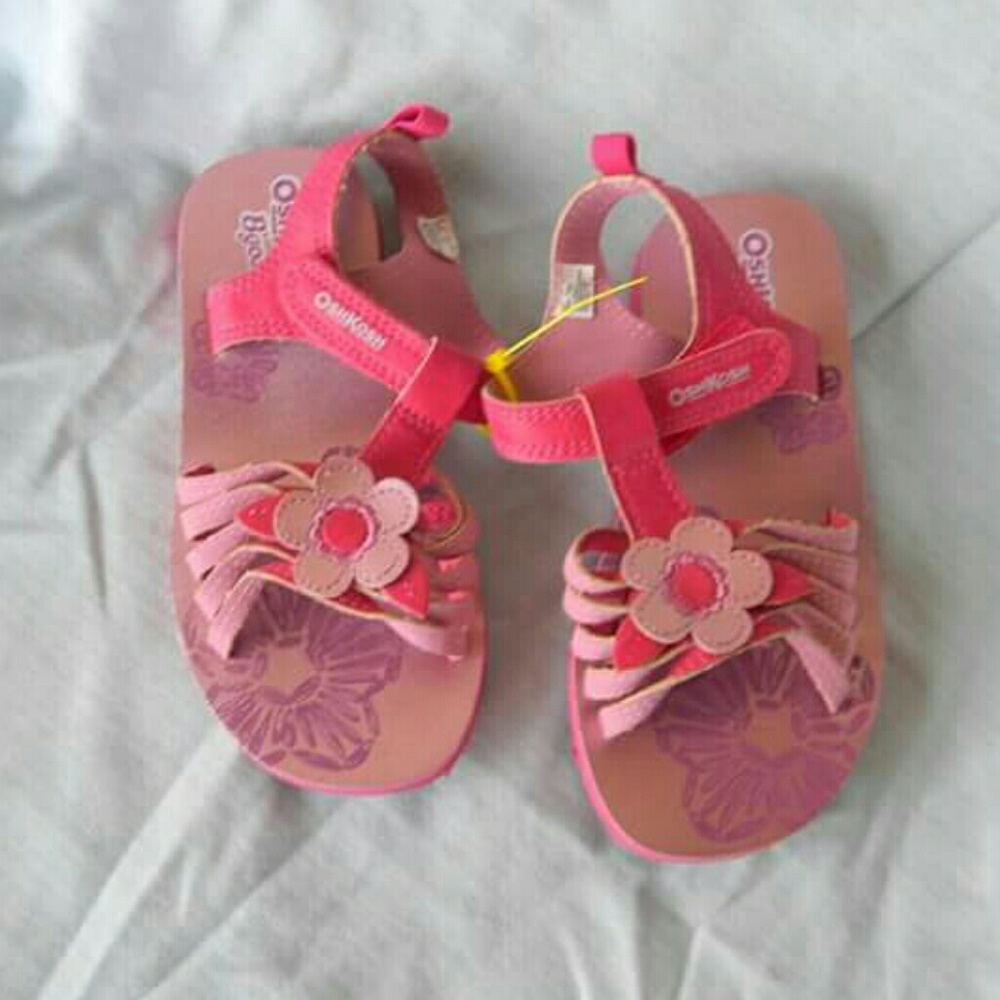 OshKosh B'Gosh Sandles Pink Sz 9 girls